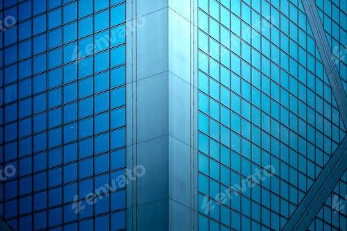 Preview: Modern Office Building Detail, Glass Surface