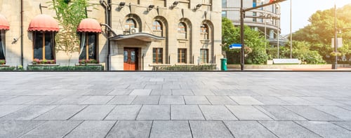 Preview: European Architecture And Urban Square Floor Scenery In Shanghai,China