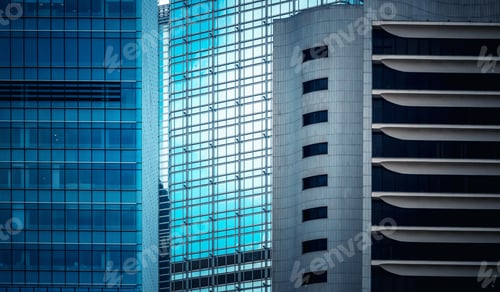 Preview: Office Building Exterior, Modern Architecture, Close Up