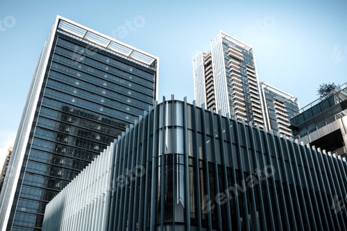 Preview: Modern Commercial Building Close Up