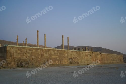Preview: Sunset At Persepolis, Whose Magnificent Ruins Rest At The Foot Of Kuh-E Rahmat (Mountain Of Mercy)
