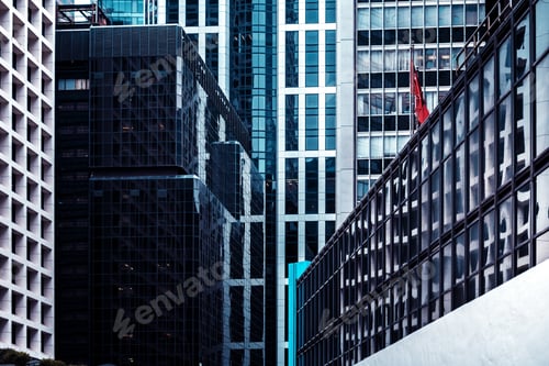 Preview: Modern Office Building Detail, Glass Surface