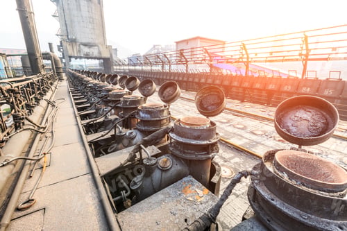 Preview: Steel Plant Old Industrial Equipment Scene In China