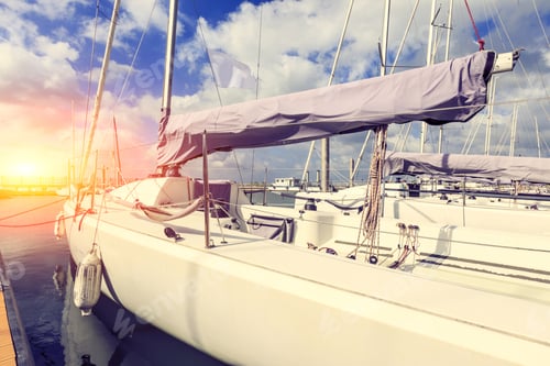Preview: Sailboat Moored In The Harbor