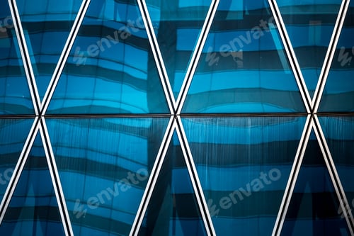 Preview: Modern Office Building Detail, Glass Surface