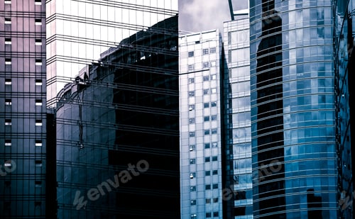 Preview: Windows Of Business Building In Hong Kong