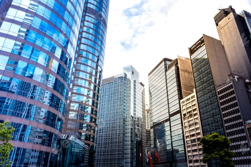 Preview: Modern Office Building Detail, Glass Surface