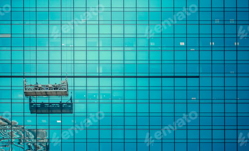 Preview: Modern Office Building Detail, Glass Surface