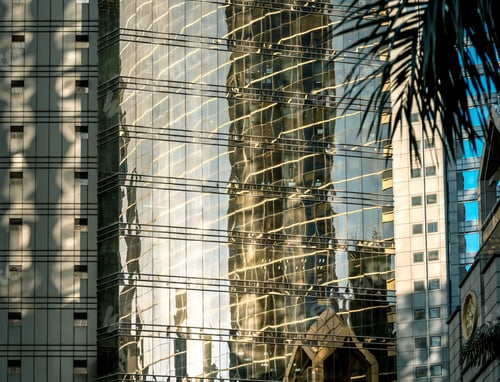 Preview: Modern Office Building Detail, Glass Surface