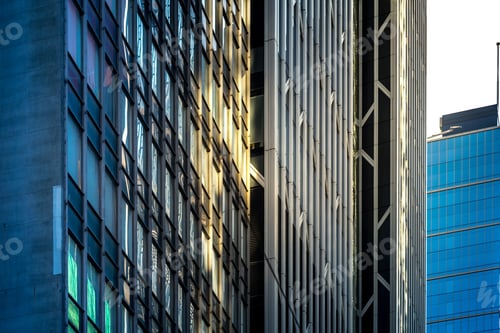 Preview: Modern Office Buildings In Commercial Area, Hong Kong