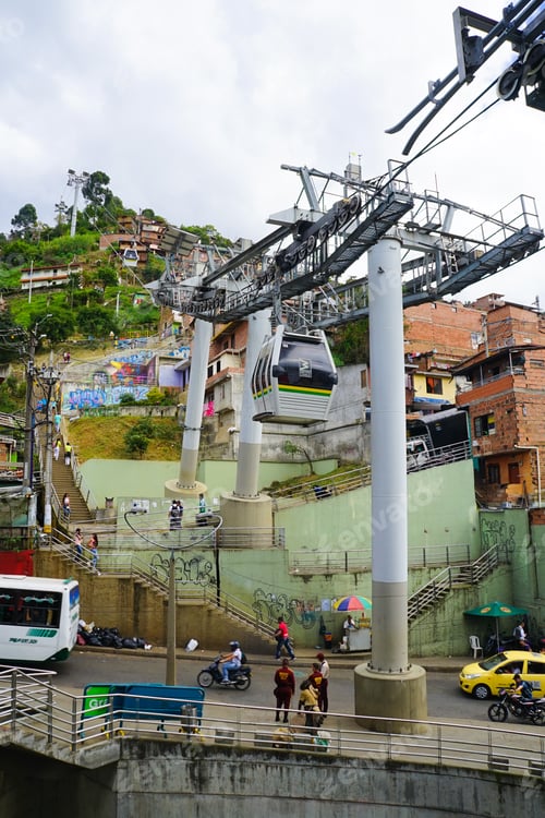 Preview: Medellin City In A Valley With Slums