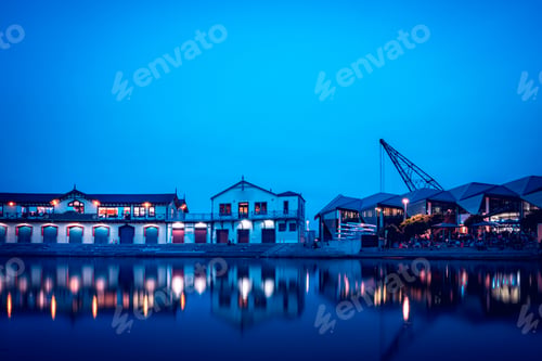 Preview: Night Scenery Of The Waterfront In Wellington City