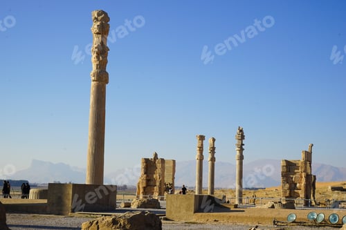 Preview: Persepolis, Whose Magnificent Ruins Rest At The Foot Of Kuh-E Rahmat (Mountain Of Mercy) In