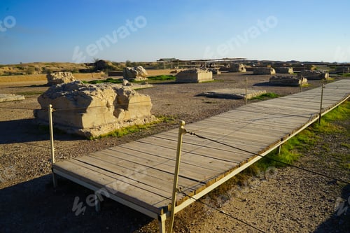 Preview: The Ancient Ruins Of Susa Next To The Modern Iranian Town Of Shush