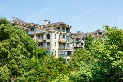 Preview: Apartment Building In Suburban Area