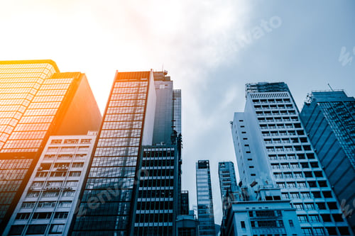 Preview: Modern Office Building Detail, Glass Surface