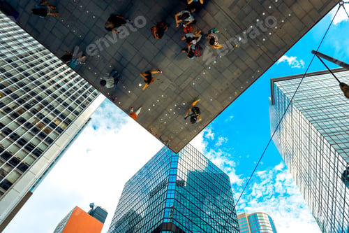 Preview: Modern Office Building Detail, Glass Surface