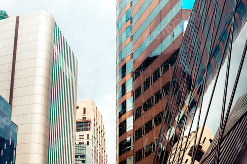 Preview: Office Building In Hong Kong, Close Up