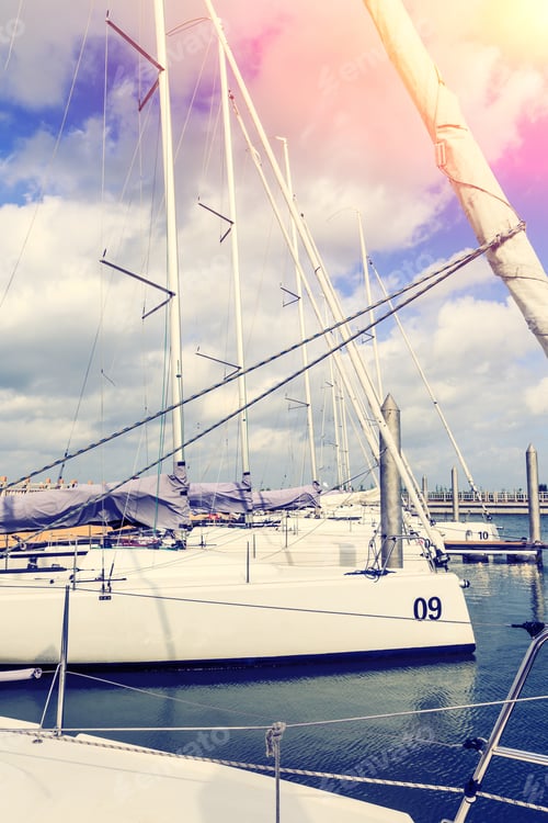 Preview: Sailboat Moored In The Harbor