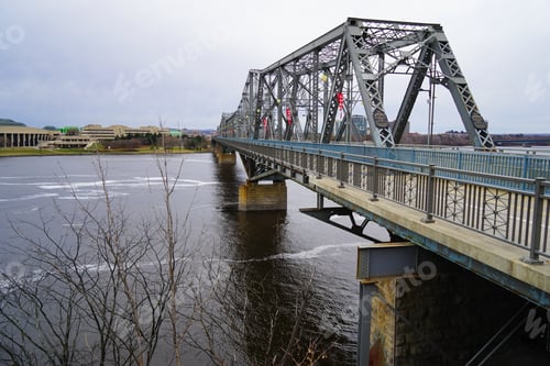Preview: The Alexandra Bridge Cantilever Bridge In Ottawa, Canada