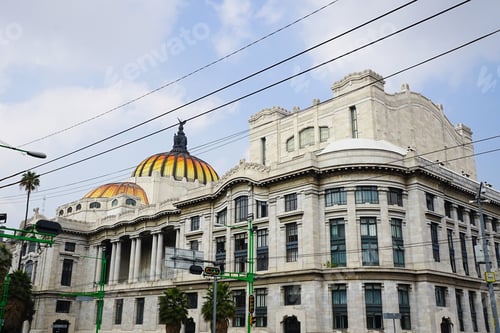 Preview: The Palace Of Fine Arts In Mexico - Part Of The Unesco World Heritage Old Town