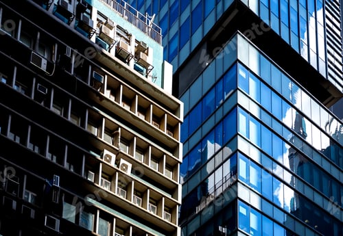 Preview: Windows Of Business Building In Hong Kong