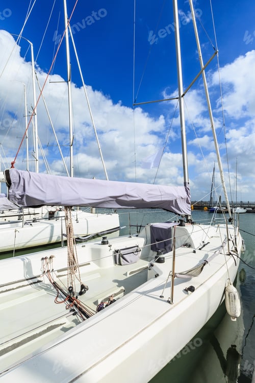 Preview: Sailboat Moored In The Harbor