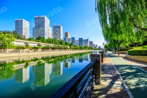 Preview: Modern City Skyline And Buildings In Beijing,China.