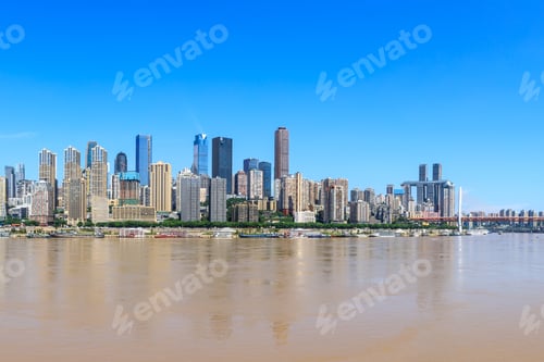 Preview: Modern Metropolis Skyline With Buildings In Chongqing,China.