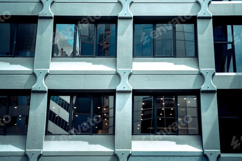 Preview: Commercial Building Close Up; Wellington Office Building.