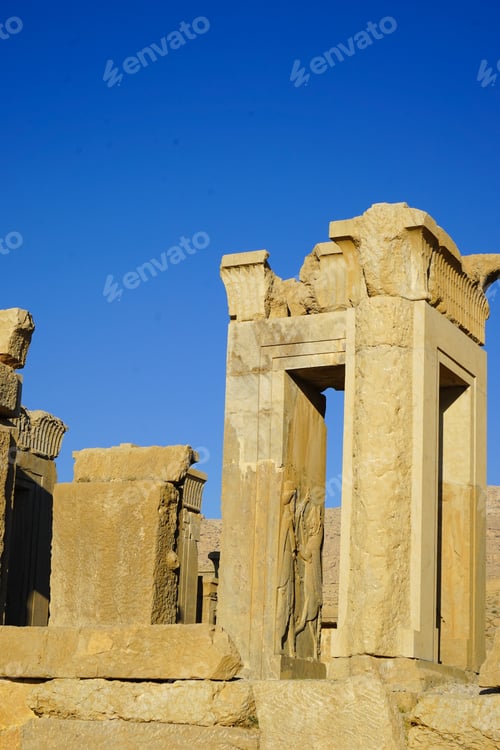Preview: Persepolis, Whose Magnificent Ruins Rest At The Foot Of Kuh-E Rahmat (Mountain Of Mercy) In