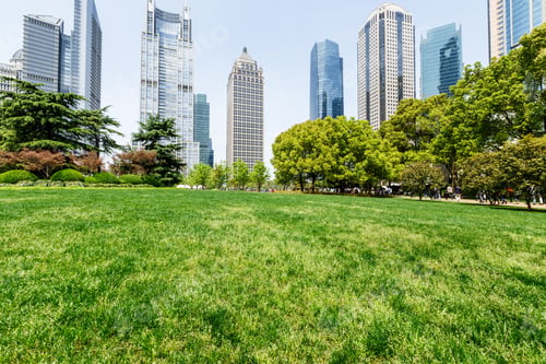 Preview: Greenbelt Park In Lujiazui Financial Center Shanghai China