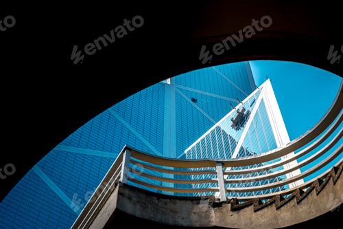 Preview: Modern Office Building Detail, Glass Surface