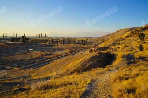 Preview: Sunset Over Persepolis Iran Unesco Site-