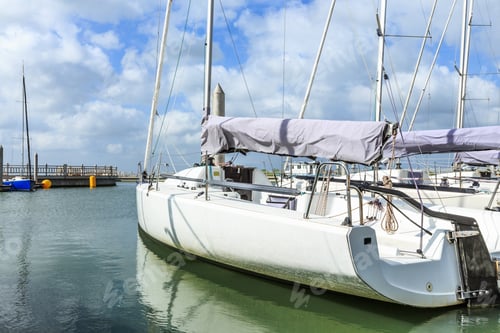 Preview: Sailboat Moored In The Harbor