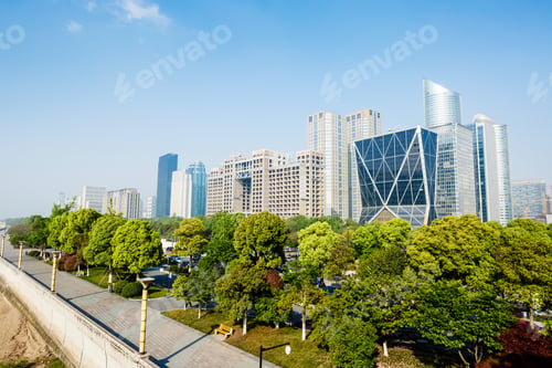 Preview: Hangzhou Beautiful Cityscape In China