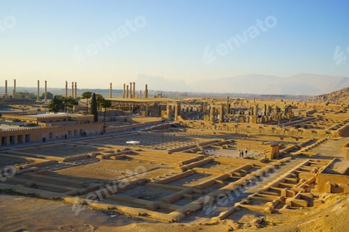 Preview: Sunset Over Persepolis Iran Unesco Site-