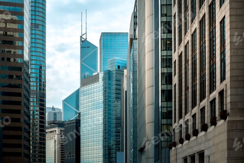 Preview: Modern Office Building Detail, Glass Surface