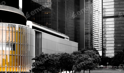 Preview: Hong Kong Modern Architecture, Hong Kong Business Building Closed Up