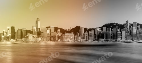 Vista previa: Hong Kong City View With Sunlight