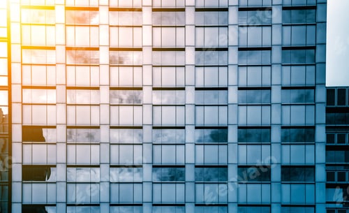 Preview: Modern Office Building Detail, Glass Surface