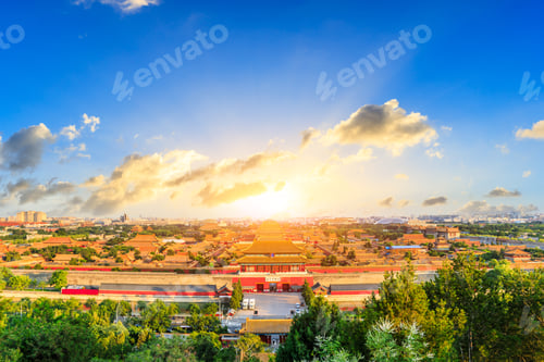 Preview: Panorama Above On The Forbidden City,Beijing,China
