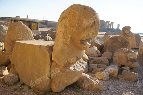 Preview: Persepolis, Whose Magnificent Ruins Rest At The Foot Of Kuh-E Rahmat (Mountain Of Mercy) In