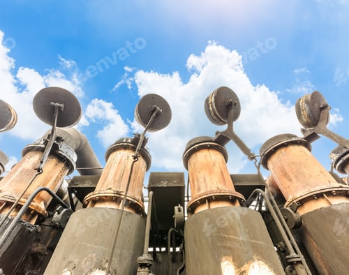 Preview: Steel Plant Old Industrial Equipment Scene In China