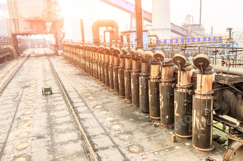 Preview: Steel Plant Old Industrial Equipment Scene In China