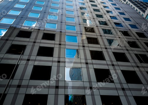 Preview: Modern Office Building Detail, Glass Surface