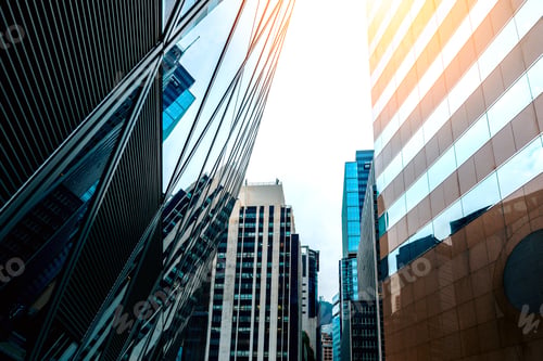 Preview: Modern Office Building Detail, Glass Surface