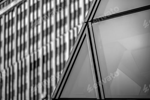 Preview: Business Building In Hong Kong With B&W Color