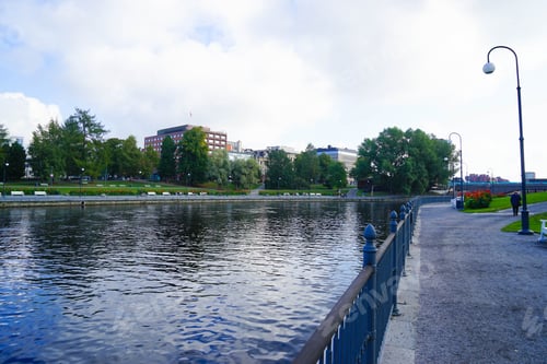 Preview: Industrial Buidlings And Tammerkoski, A Channel Of Rapids In Tampere And One Of The National