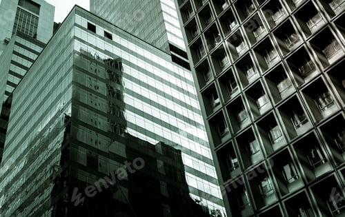 Preview: Windows Of Business Building In Hong Kong